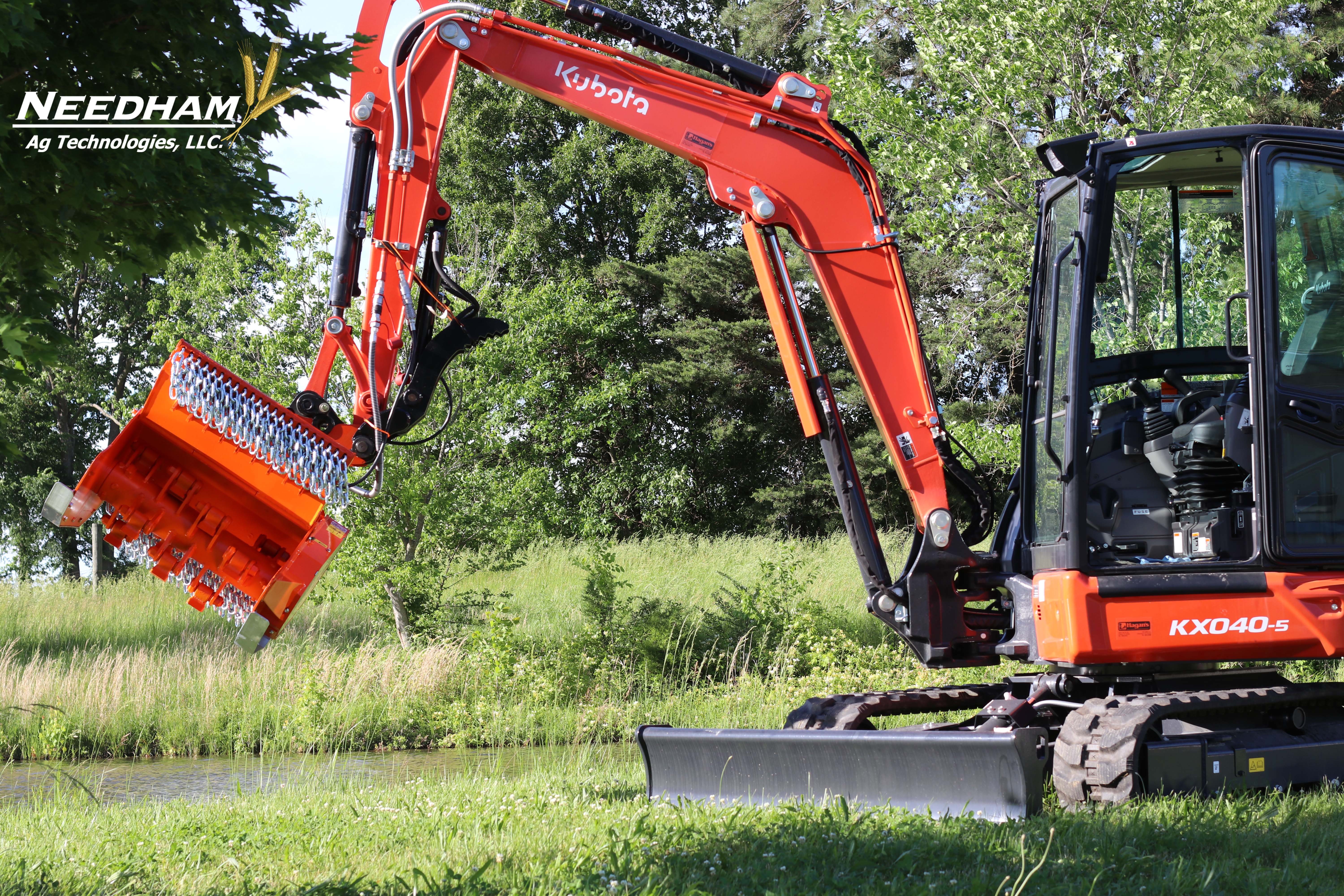 Lipa TLBE-SF 70 Flail Mulcher (28" Working Width - For around a 10,000 - 12,500 lb mini excavator. - Image 6