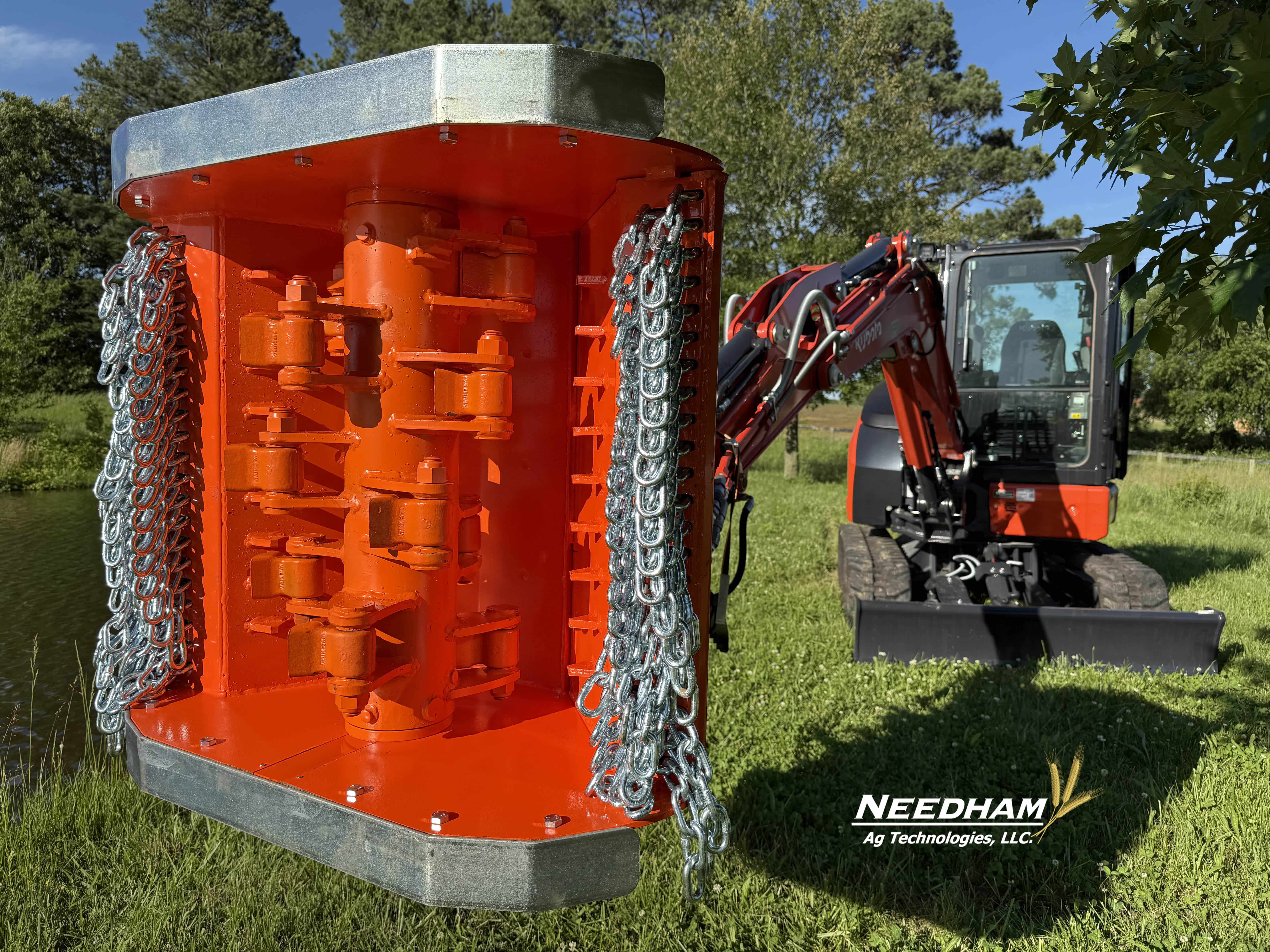 Lipa TLBE-SF 70 Flail Mulcher (28" Working Width - For around a 10,000 - 12,500 lb mini excavator. - Image 8