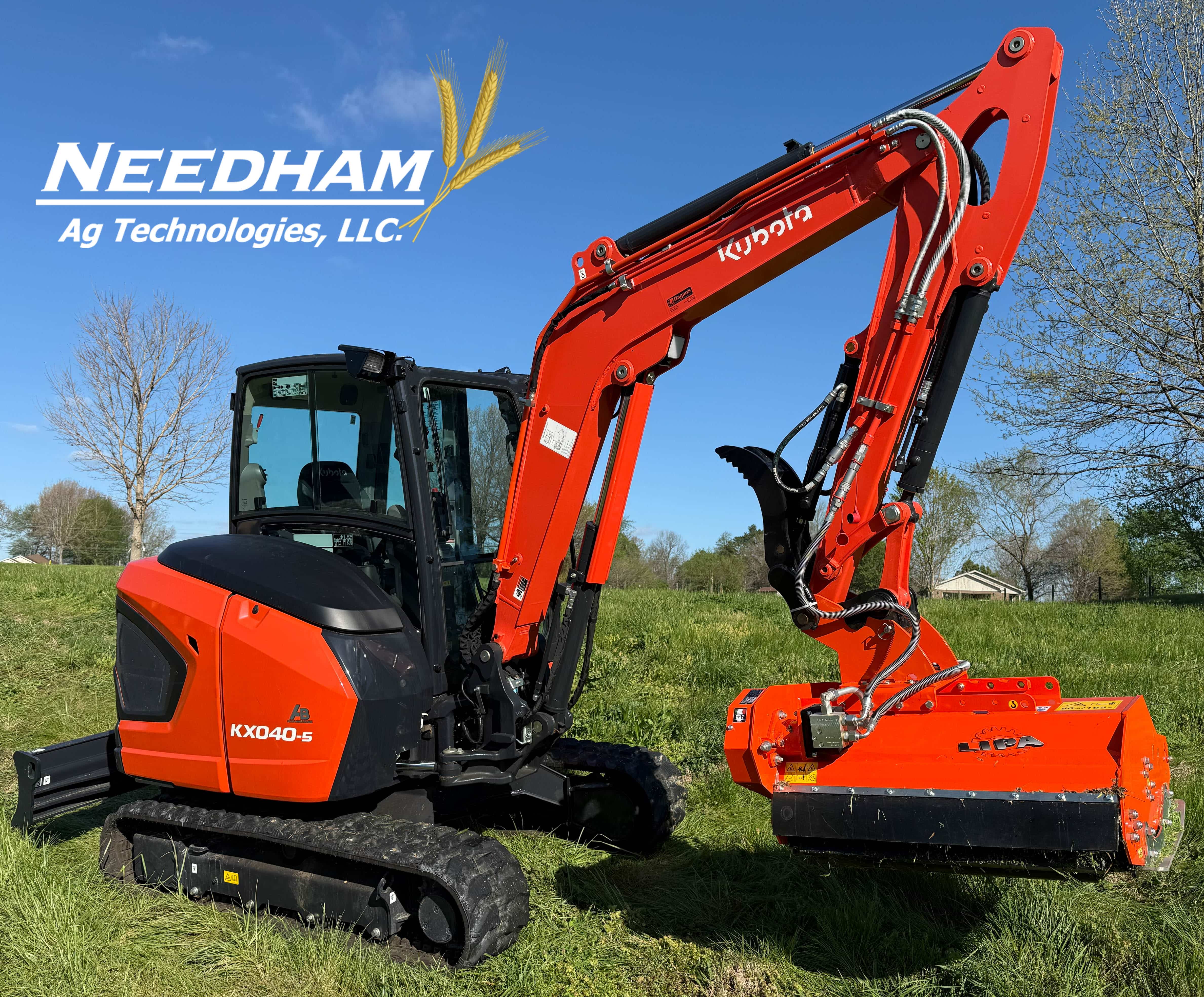 LIPA TLBE-S 90 Flail Mower (For Ideally a 9000-12,000 lb Mini Excavator)